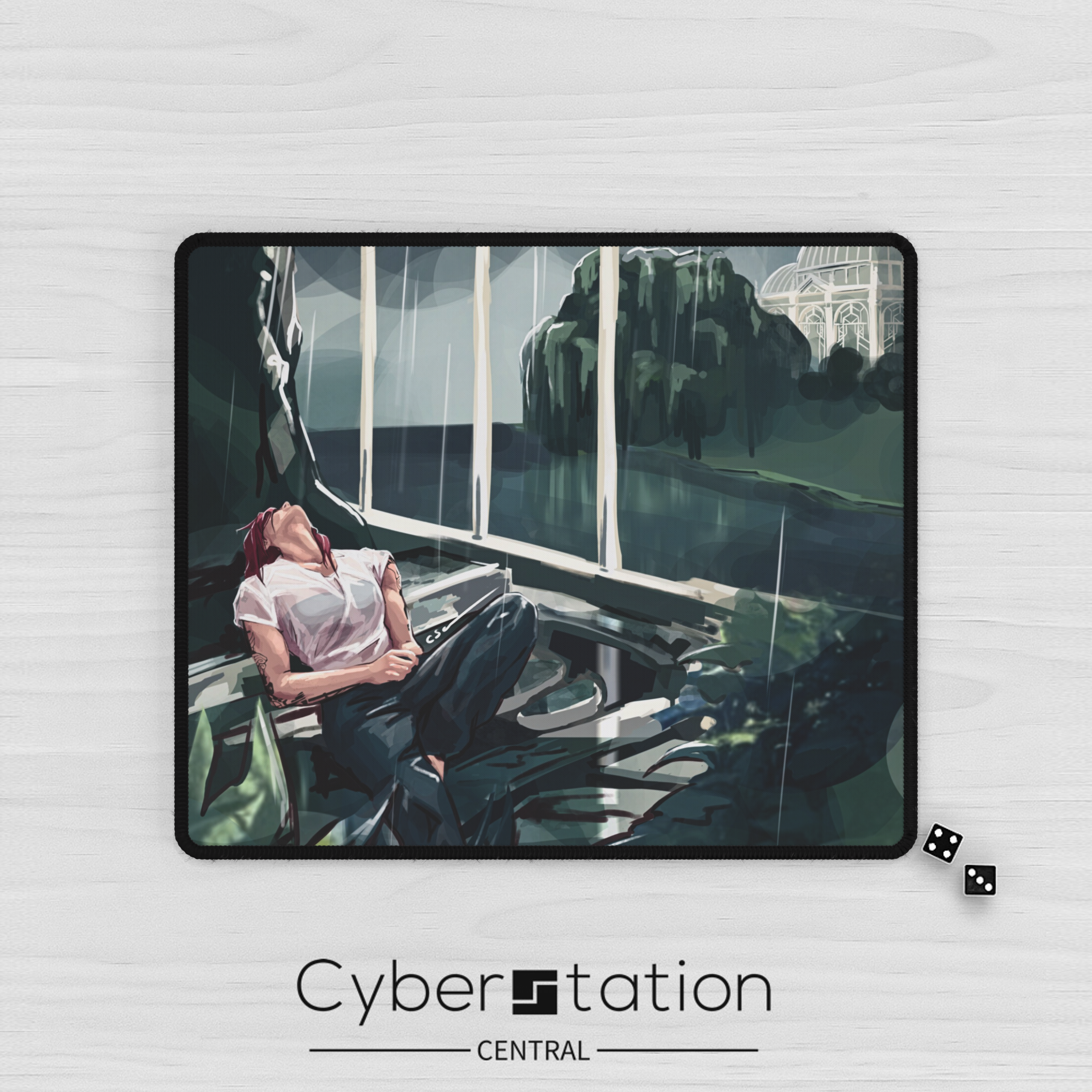 Mouse Pad - Caitvi  - Art by QVERT - Arcane fanart Caitlyn & Vi –  Premium Desk Mat - TCG Playmat