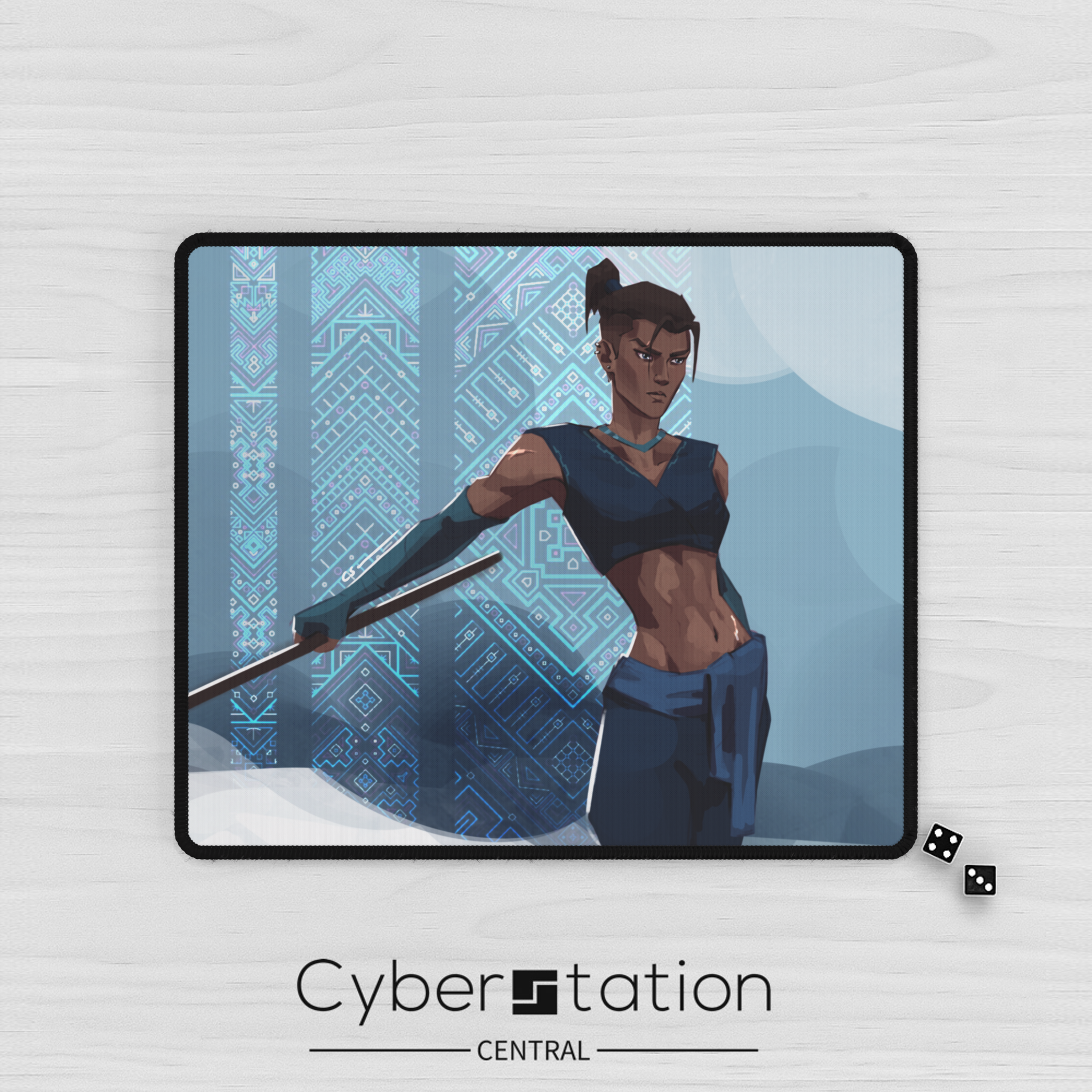 Mouse Pad - Mighty Nein  - Art by QVERT - fanart  –  Premium Desk Mat - TCG Playmat