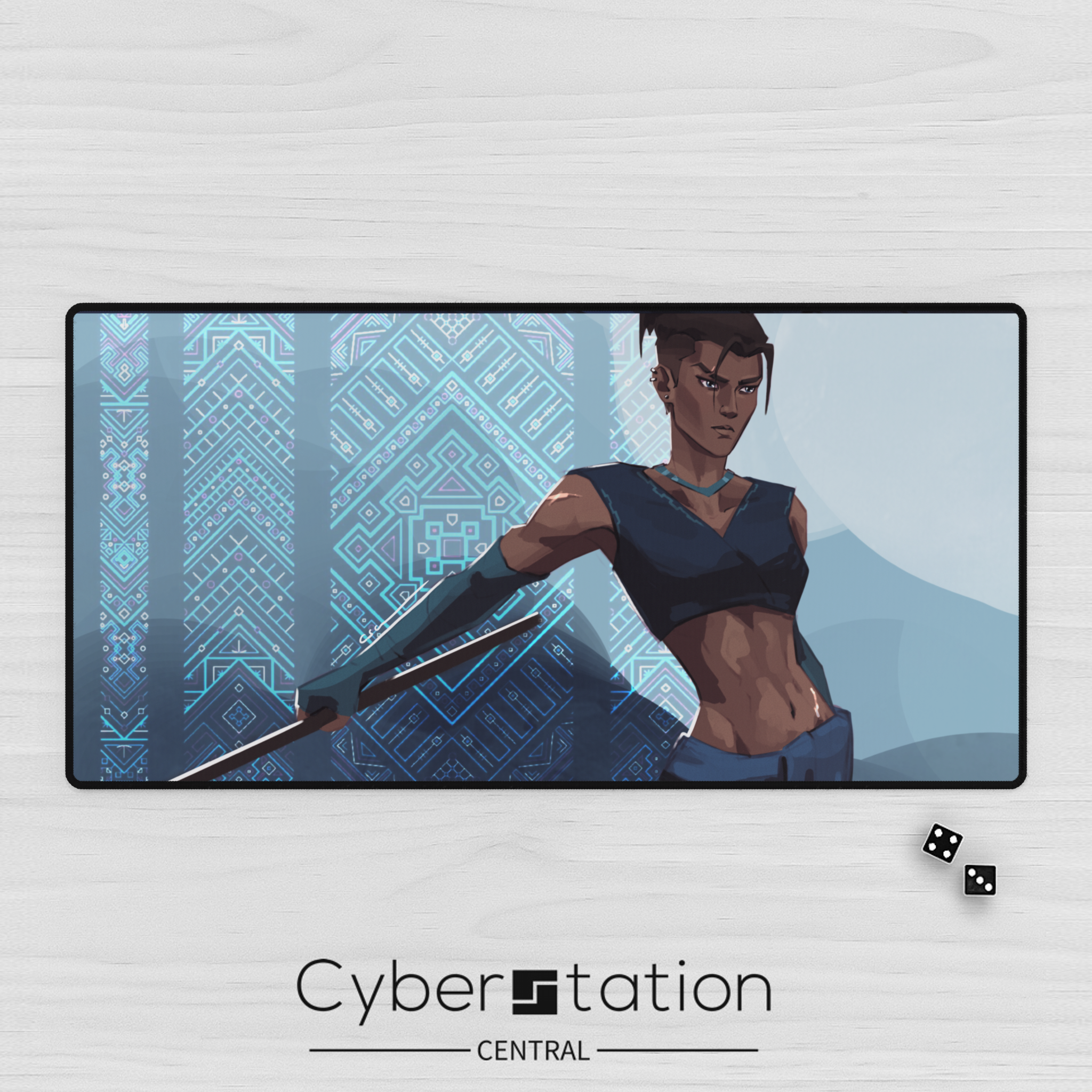 Mouse Pad - Mighty Nein  - Art by QVERT - fanart  –  Premium Desk Mat - TCG Playmat
