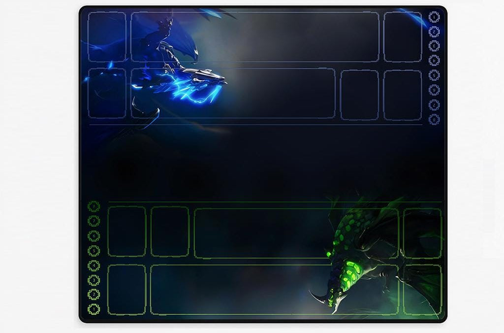 TCG playmat 2-player |70x60 cm - 4mm thick Gift Idea Custom- LoL