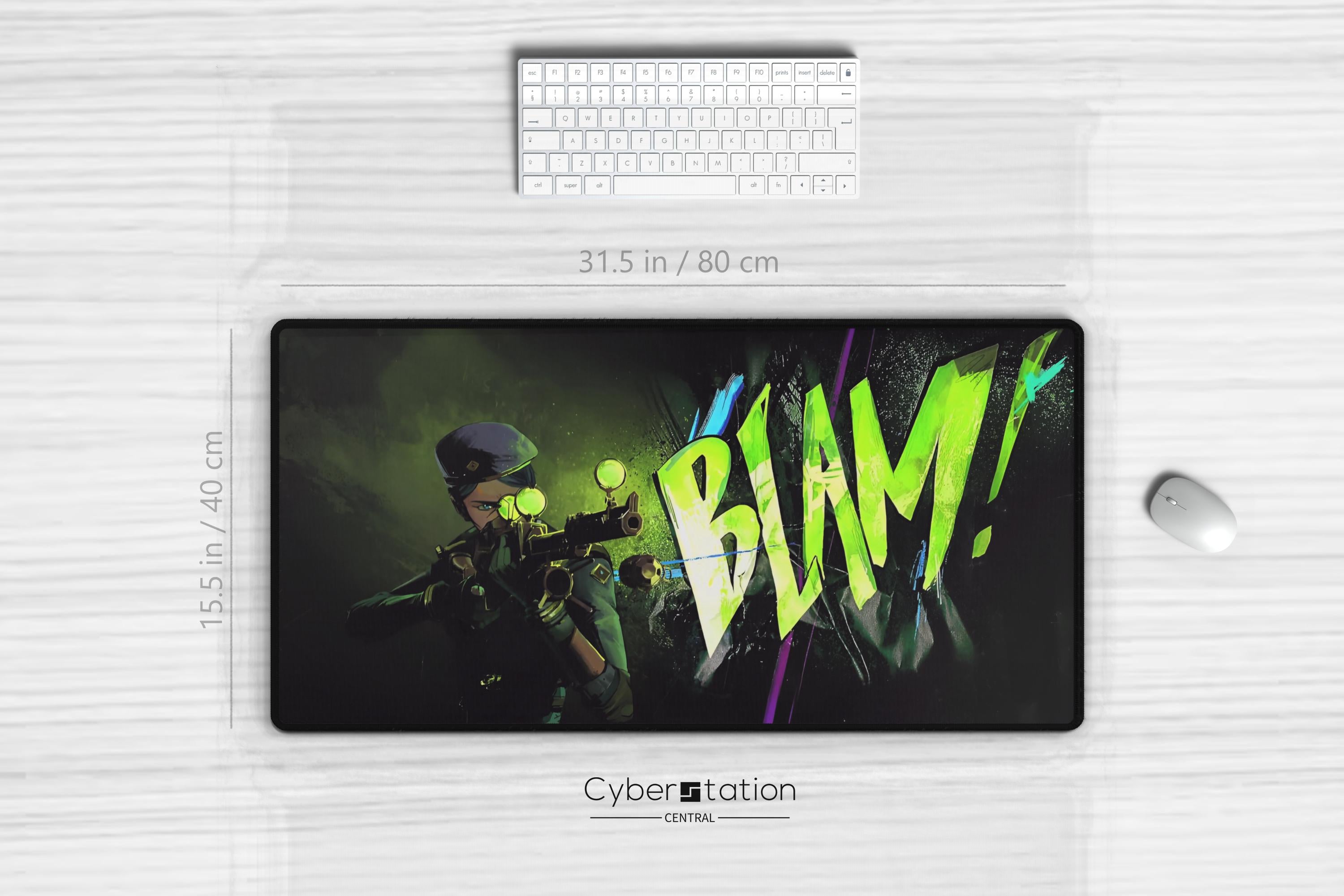 ARCANE | Caitlyn Kiramman | League of Legends | Riftbound – Caitvi Mousepad and TCG playmat – Gift idea