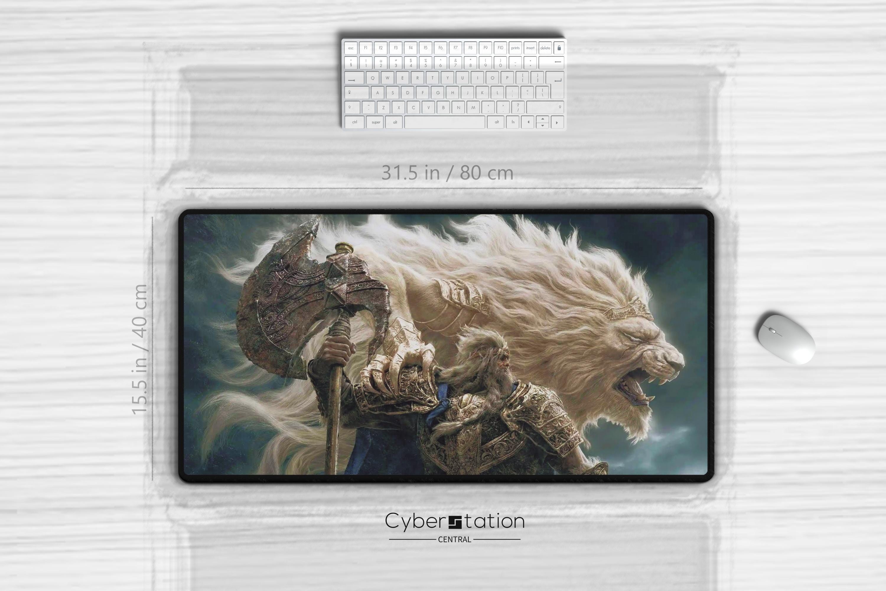 ELDEN RING | Godfrey | Mauspad und Sammelkartenspielmatte – Geschenkidee