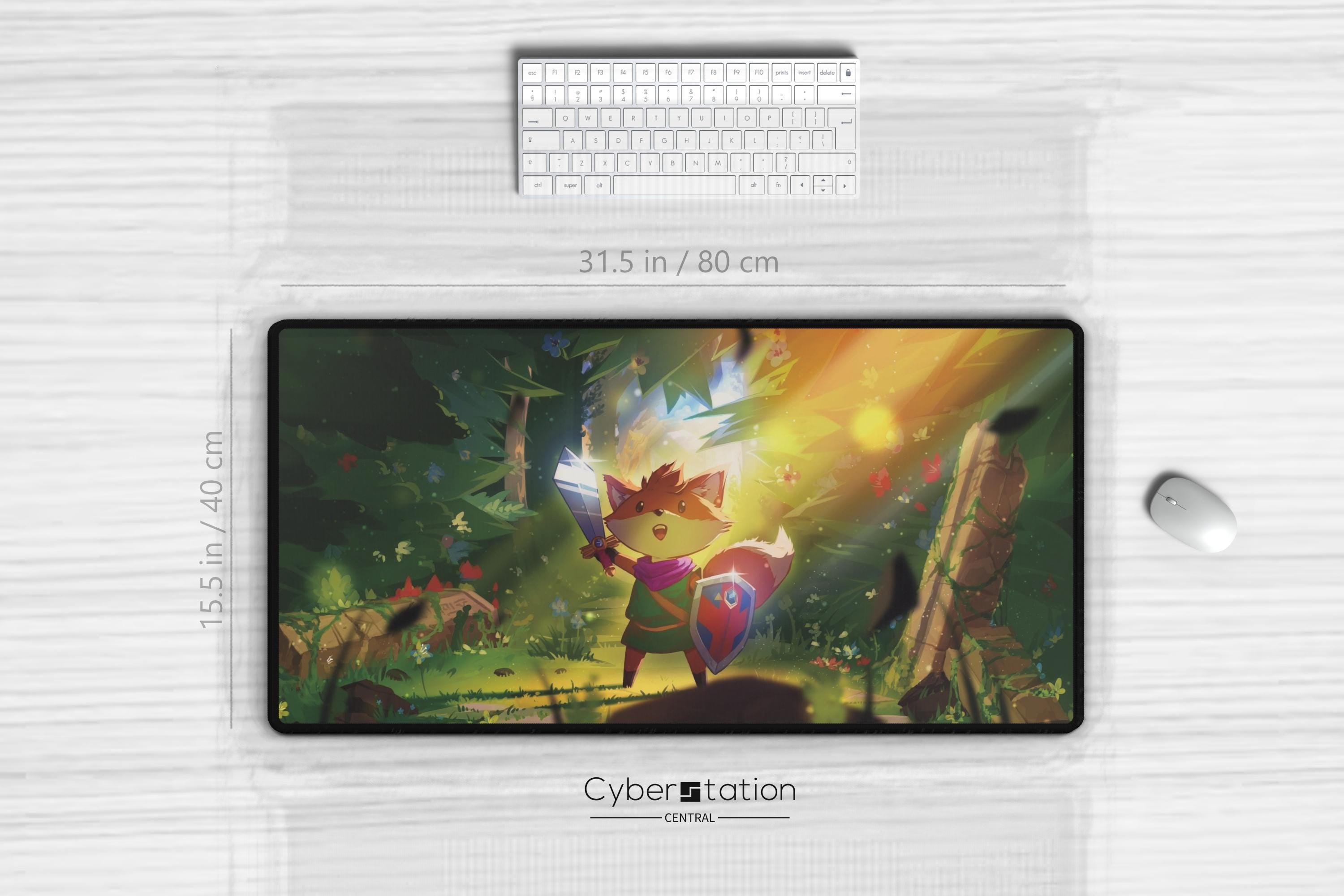 TUNIC | Ruin Seeker - Foks | Mousepad and TCG playmat - Gift Idea