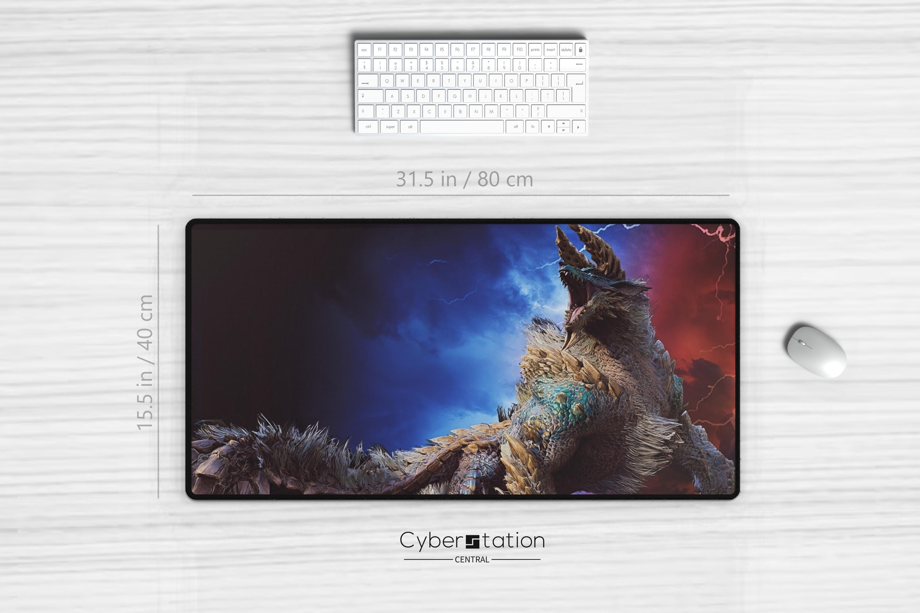 MONSTER HUNTER | Zinogre | Wilds - Mousepad and Magic TCG playmat – Gift Idea