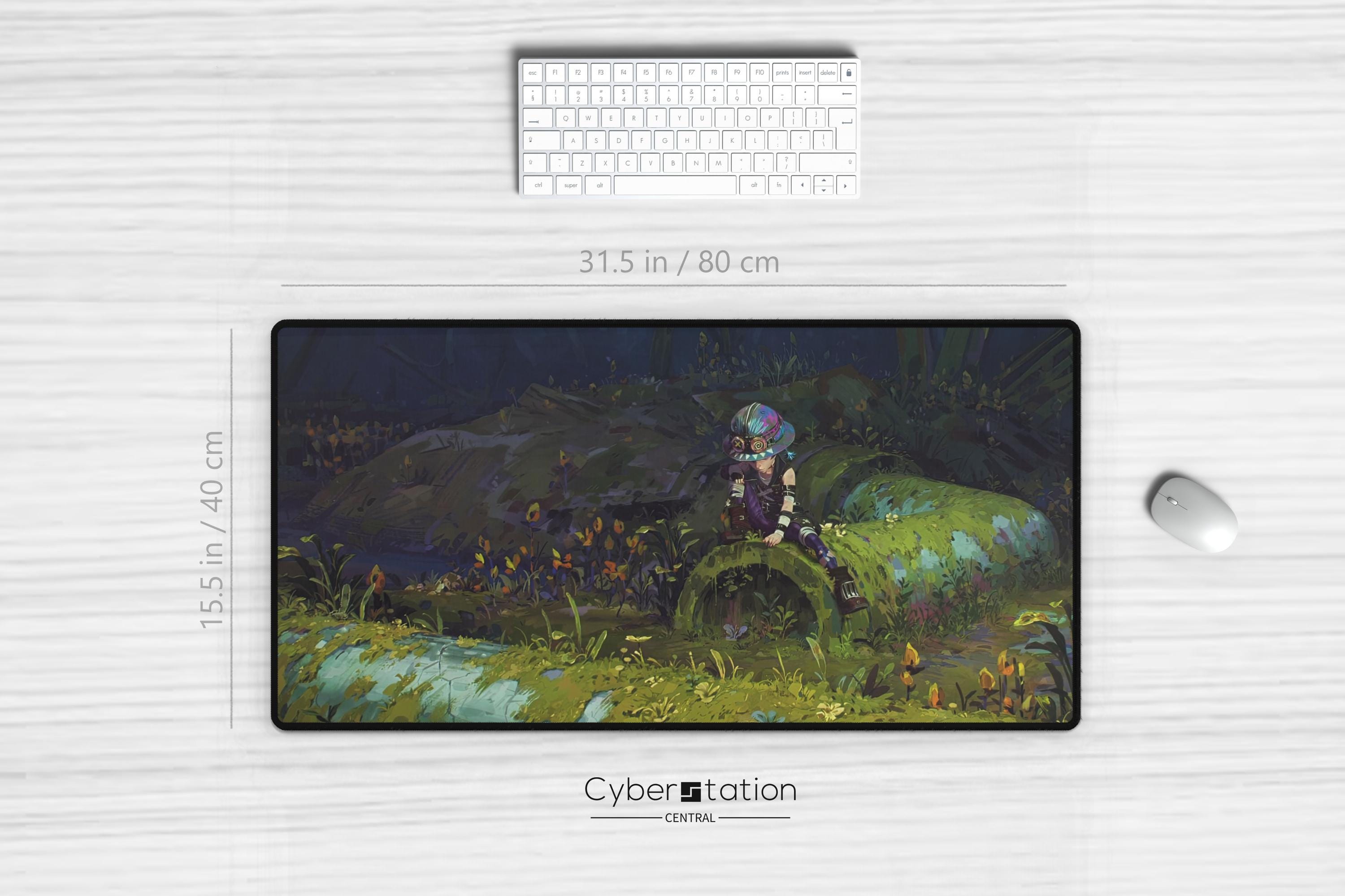 ARCANE | Jinx and Isha | League of Legends | Riftbound – Mousepad and TCG playmat – Gift idea