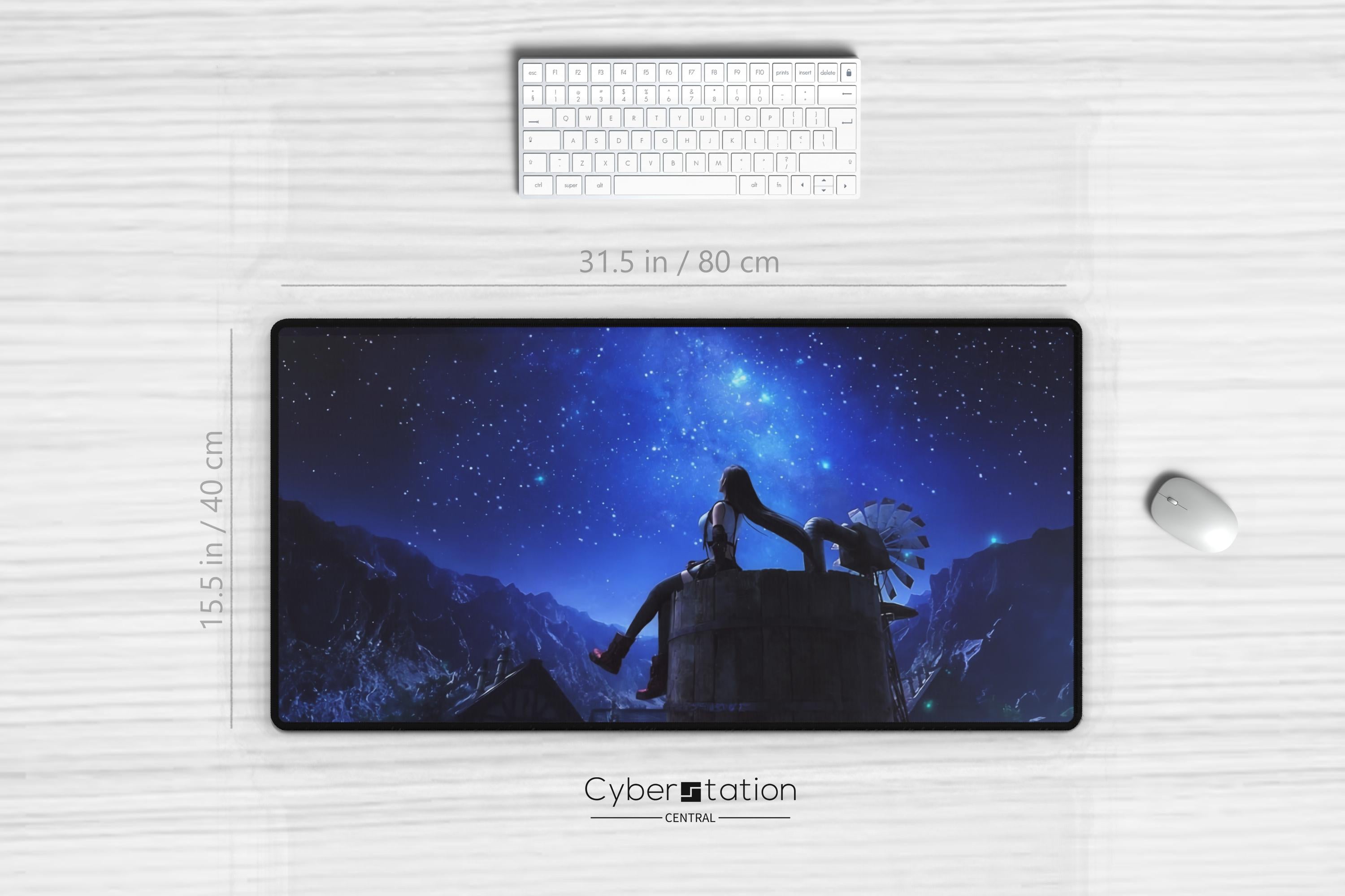 FINAL FANTASY 7 | Cloud und Sephiroth | FFVII – Mauspad und Magic: The Gathering-Spielmatte – Geschenkidee