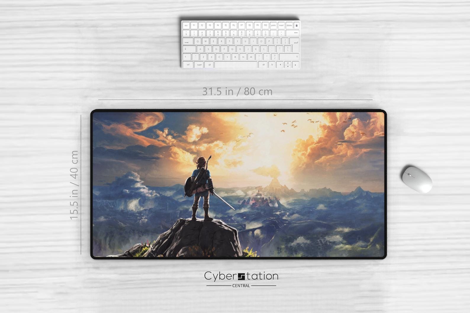 Zelda | Link | BOTW - Mousepad and TCG playmat - Gift Idea